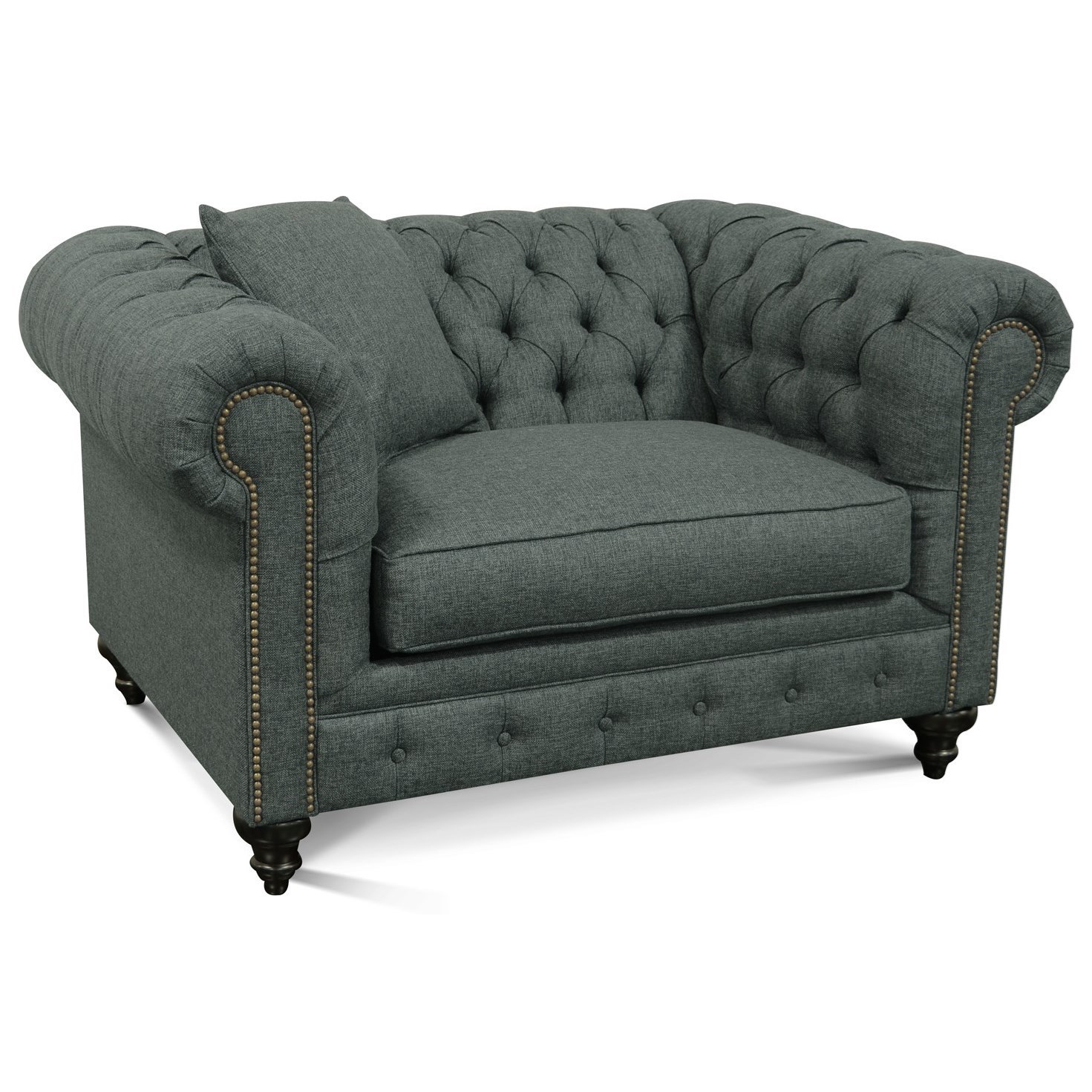 England 2R00/AL Series 2R04 7648 Chair with Chesterfield Style Esprit