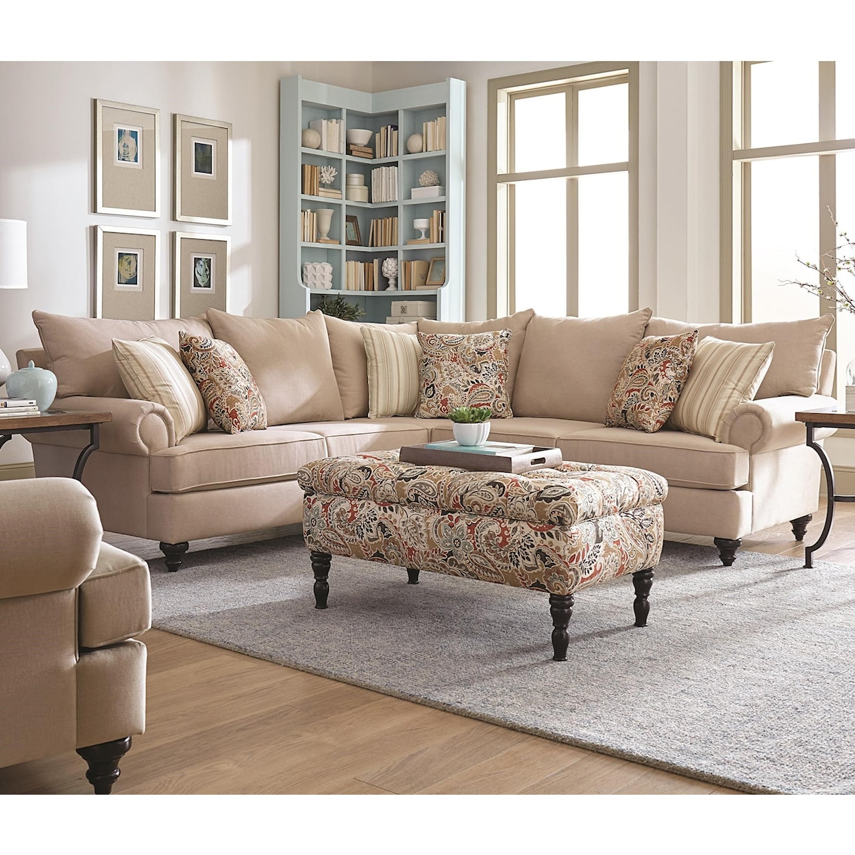 England 4Y00/N Series Sectional Sofa