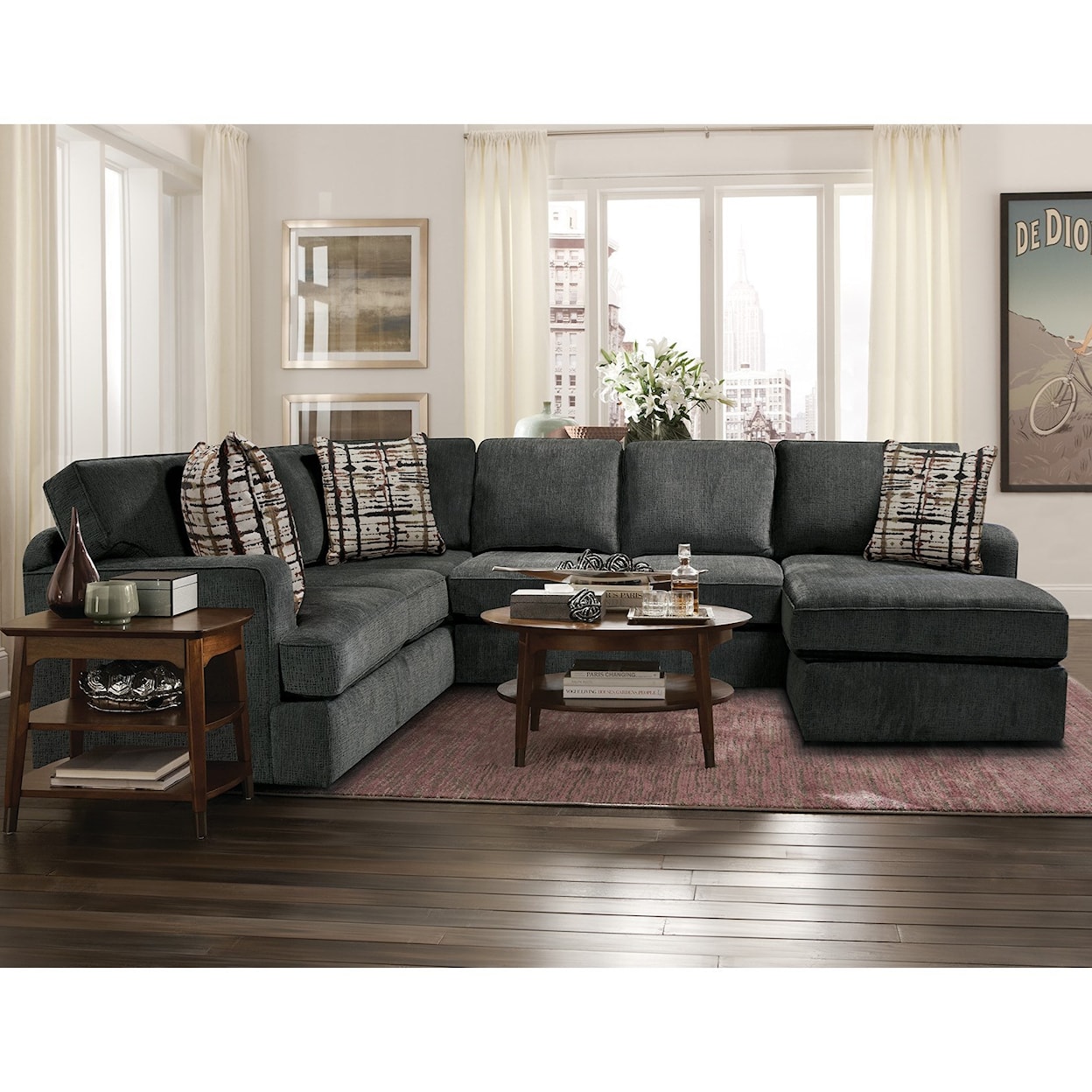 Tennessee Custom Upholstery 4R00 Series 3-Piece Sectional