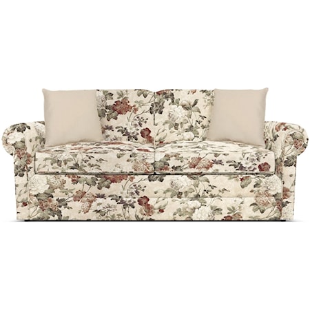 Visco Full Size Sleeper Loveseat with Traditional Furniture Style