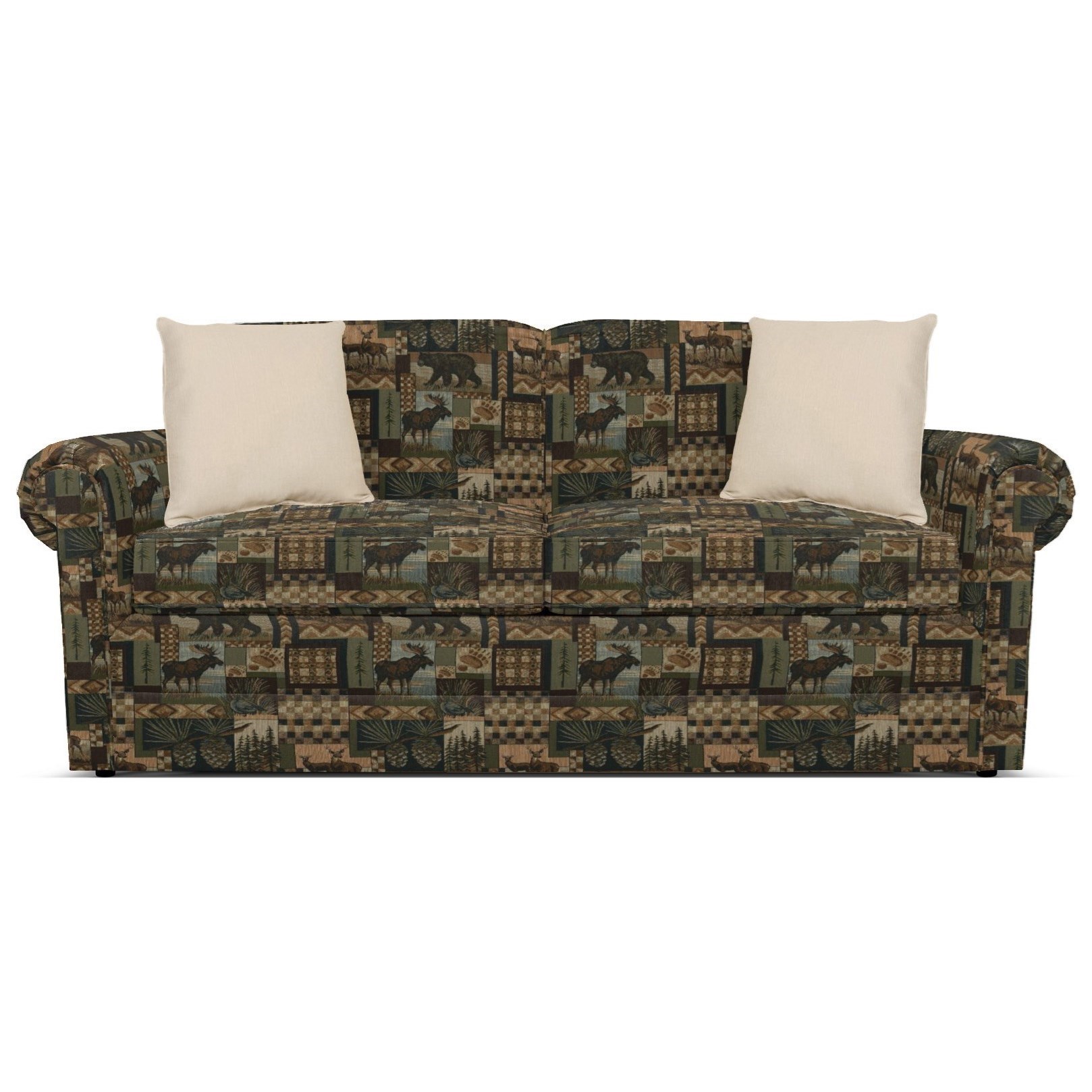 England 900 Series 908 6412 Visco Full Size Sleeper Loveseat with Traditional Furniture Style