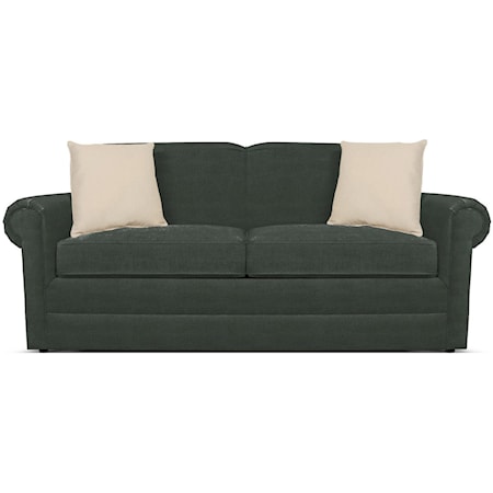 Visco Full Size Sleeper Loveseat with Traditional Furniture Style