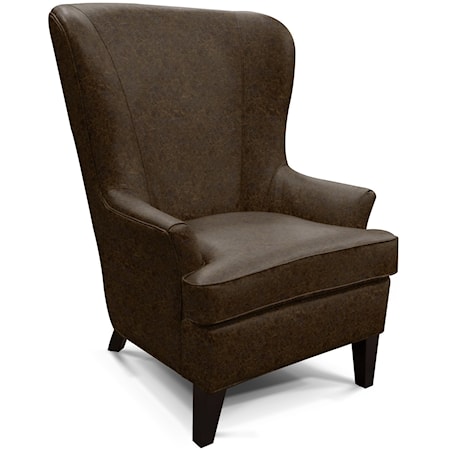 Transitional Wing Back Chair