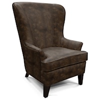 Wing Chair with Contemporary Style