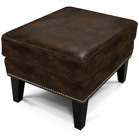 Ottoman with Nailheads and Casual Look