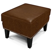 Ottoman with Nailheads and Casual Look