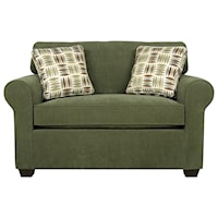 Visco Mattress Twin Size Sleeper Sofa for Living Rooms