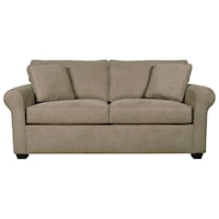 Visco Mattress Full Size Sleeper Sofa with Family Room Style