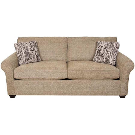 Queen Size Sleeper Sofa with Casual Style