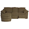 Tennessee Custom Upholstery 7300/L Series Three Piece Reclining Sectional