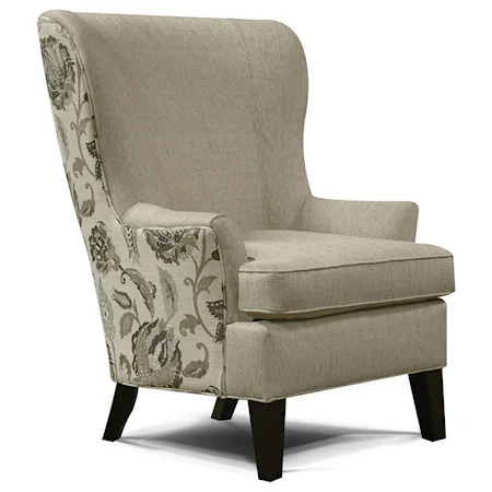 Living Room Arm Chair with Wing Style