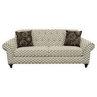 Sofa with Nailheads and Button Tufted Seat Back