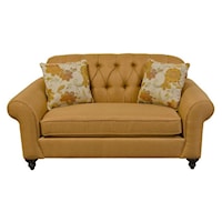 Loveseat with Tufted Seat Back