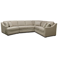 Casual Sectional Sofa with Five Seats