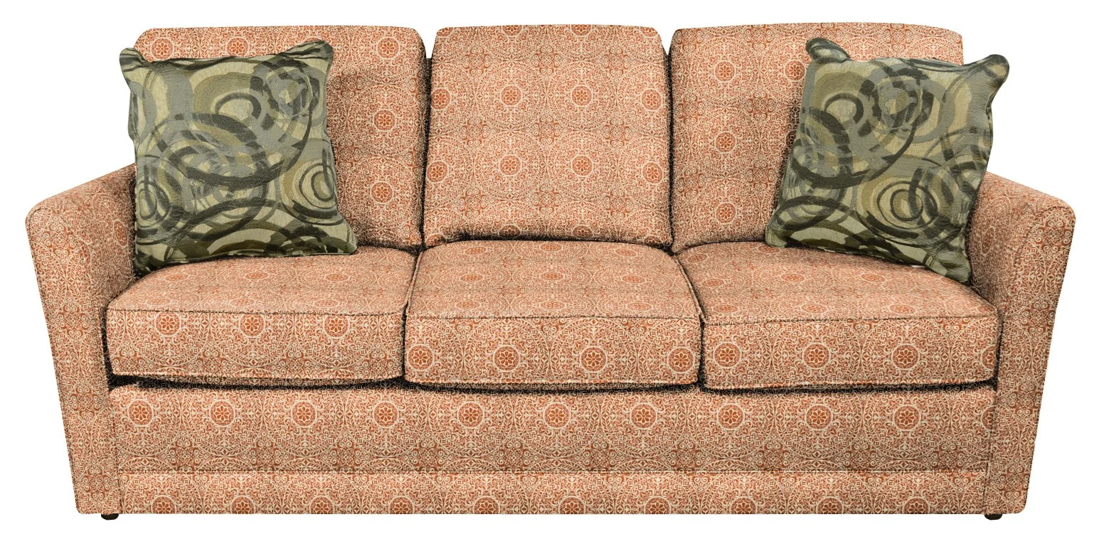 England 3T00 Series 3T05 Simple Sofa with Tapered Arms Reeds Furniture Sofas