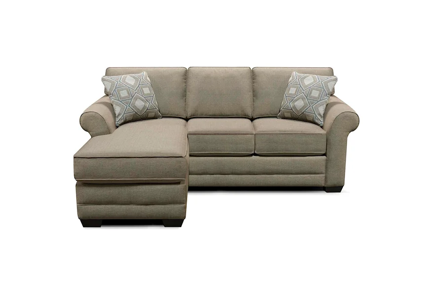 Wallace Sofa with Floating Ottoman Chaise by England at Belfort Furniture