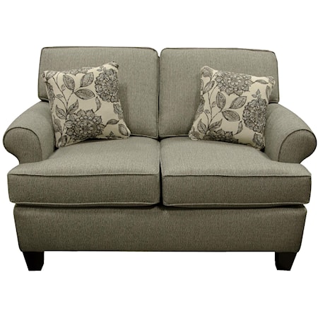 Casual Stationary Loveseat