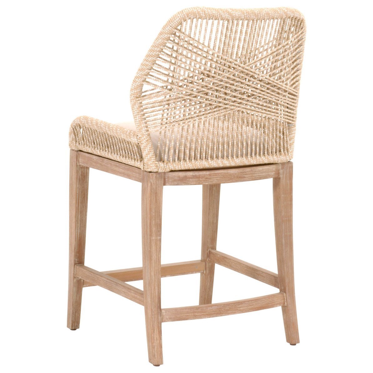 Essentials for Living Woven 6808CS.SND/LGRY Loom Rope Weave Counter