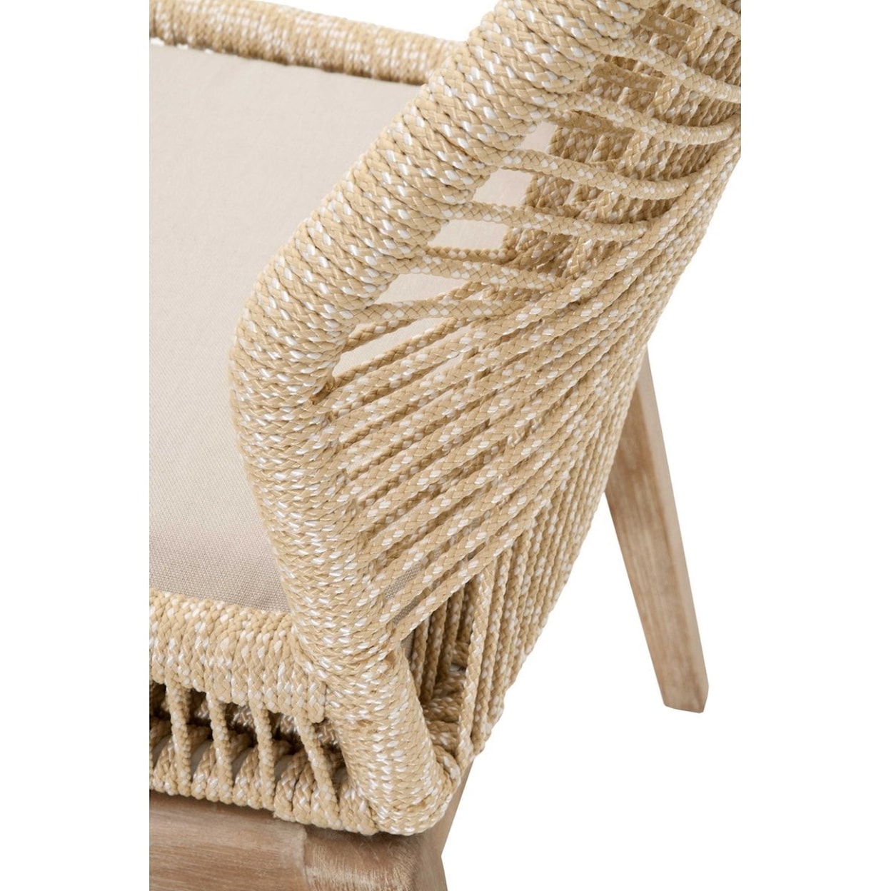 Essentials for Living Woven 6808KD.SND/LGRY Loom Woven Rope Dining ...