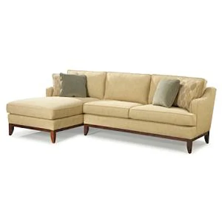 Contemporary Sectional Sofa with Left-Side Chaise 