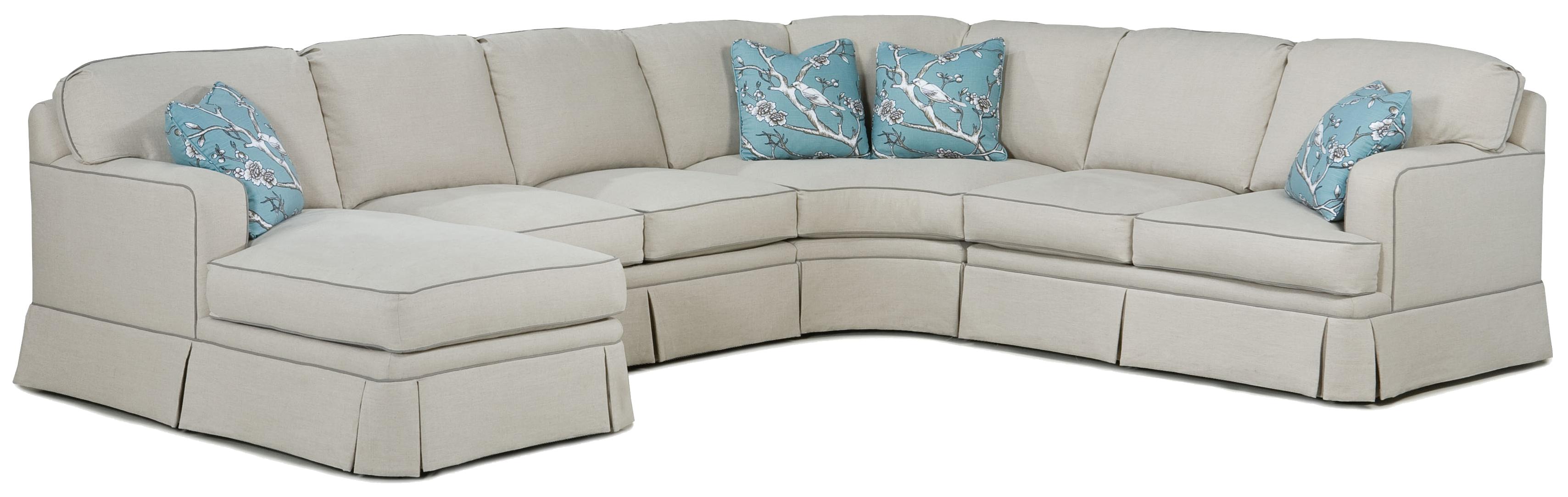 Fairfield 2TKS Contemporary Sectional Sofa Jacksonville Furniture