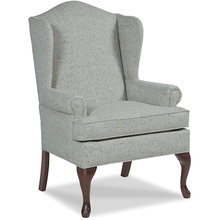 Wing Chair with Cabriole Front Legs