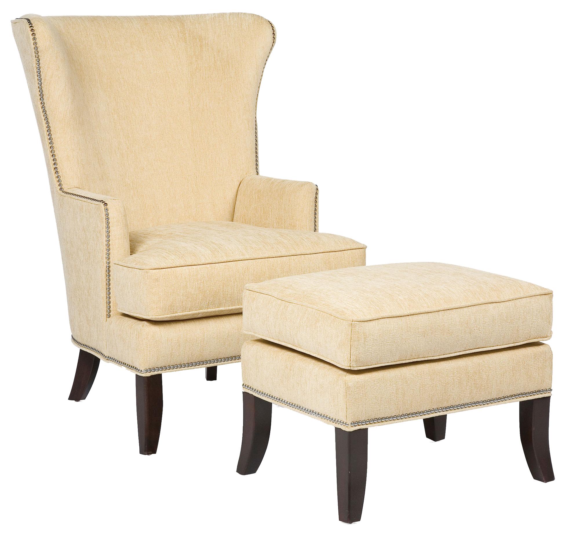 Contemporary Chair &amp; Ottoman