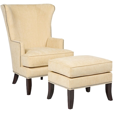Contemporary Chair & Ottoman