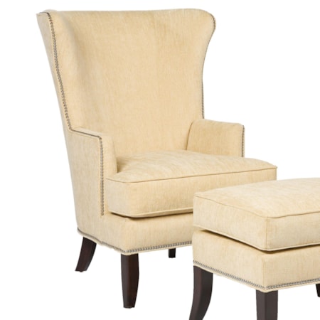 Contemporary Wing Chair
