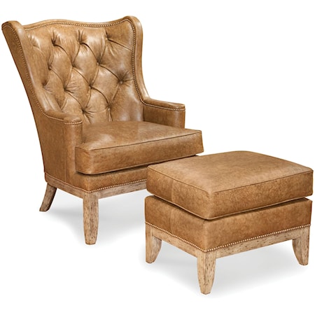 Wing Chair & Ottoman