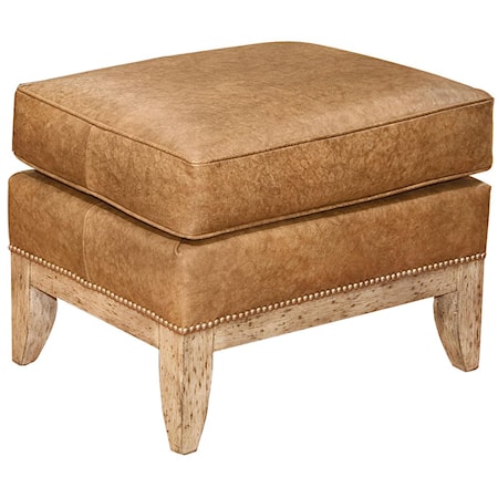 Leather Ottoman