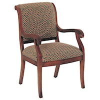 Modest Upholstered Wood Chair