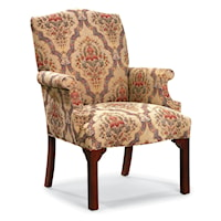Upholstered Occasional Chair with Rolled Arms