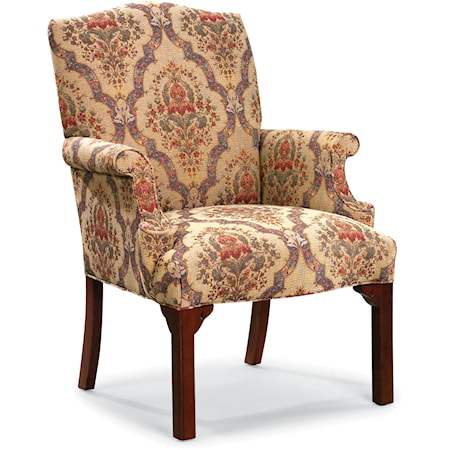 Upholstered Occasional Chair with Rolled Arms