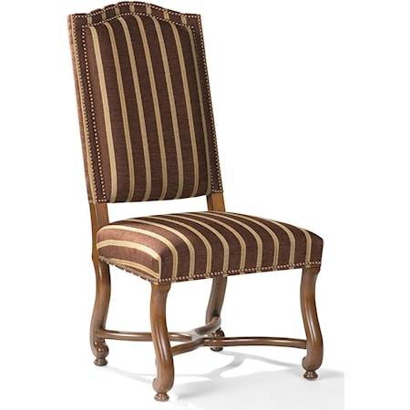 Exposed Wood Side Chair