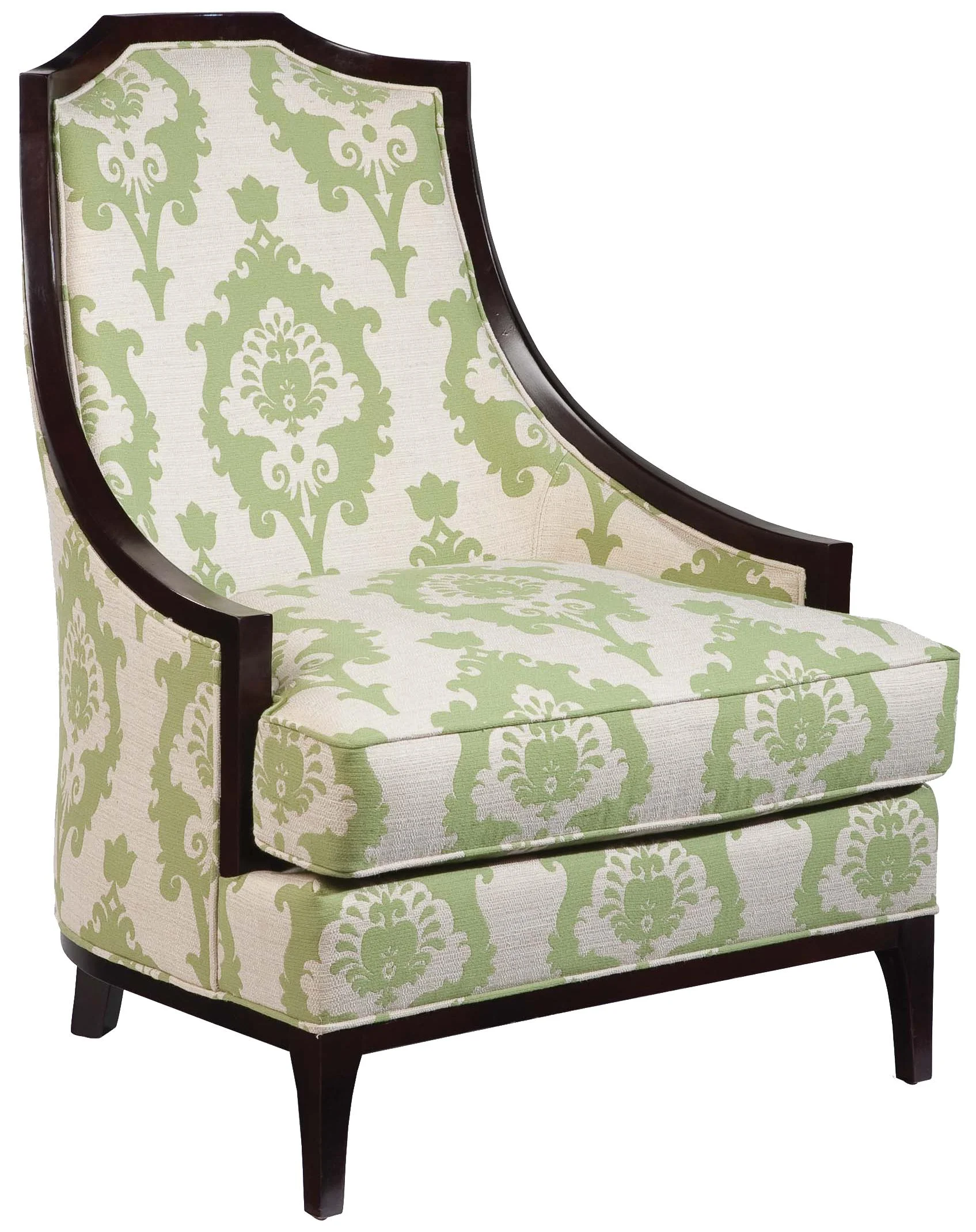 Fairfield Chairs 600901 Upholstered Victorian Lounge Chair Malouf Furniture Co. Uph