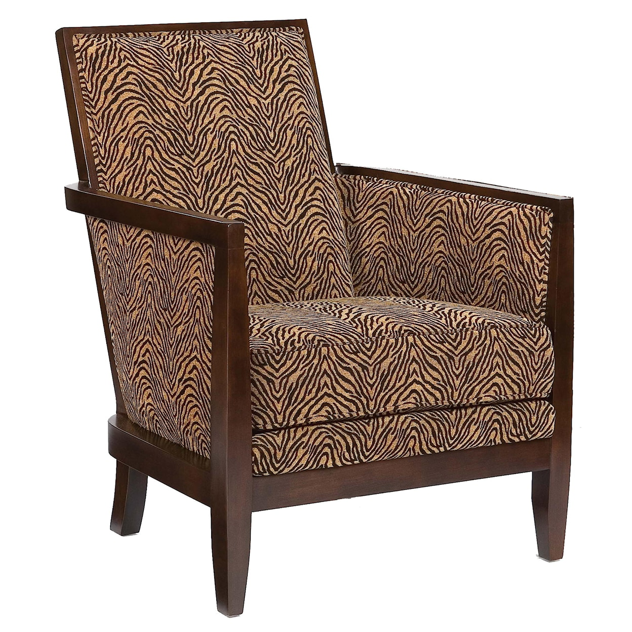 Fairfield Chairs Geometric Exposed-Wood Chair