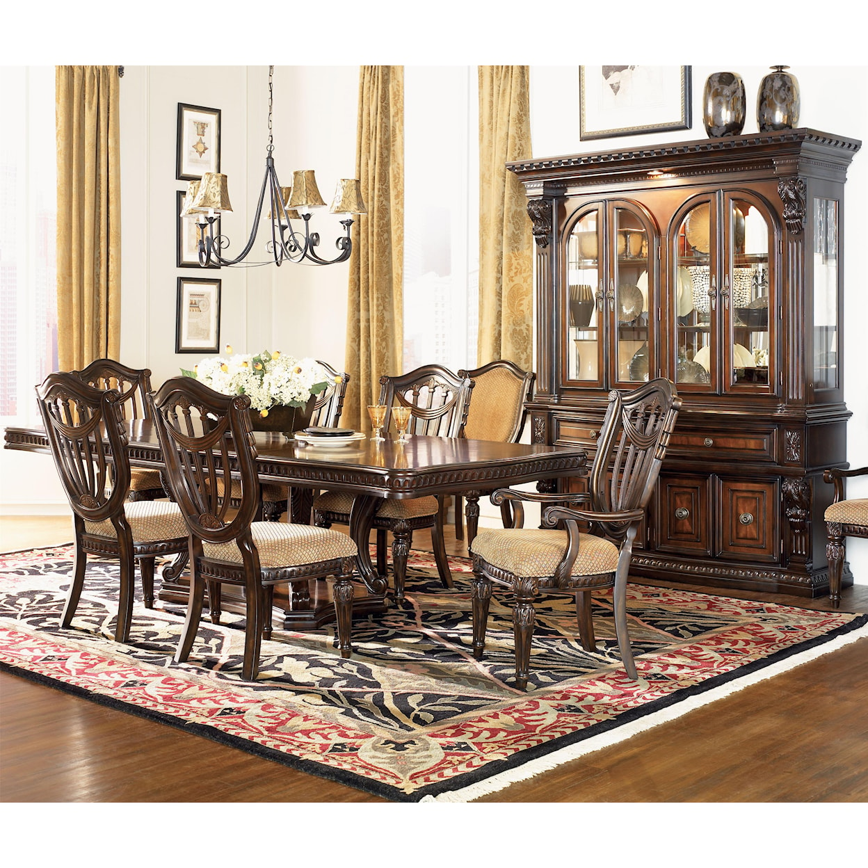 Fairmont Designs Grand Estates Double Pedestal Dining Table