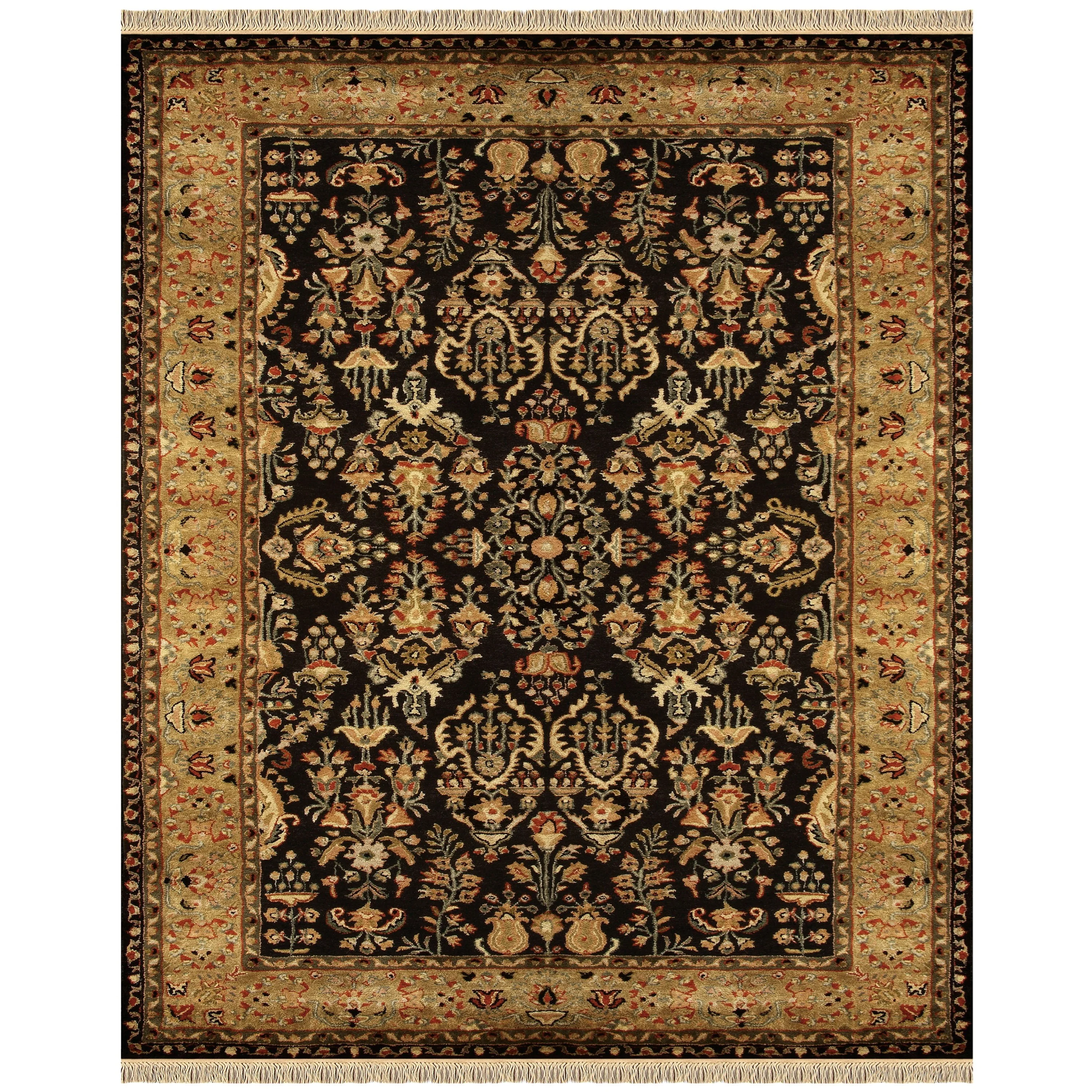 Feizy Rugs Amore Black/Gold 8' X 11' Area Rug Sprintz Furniture Rugs