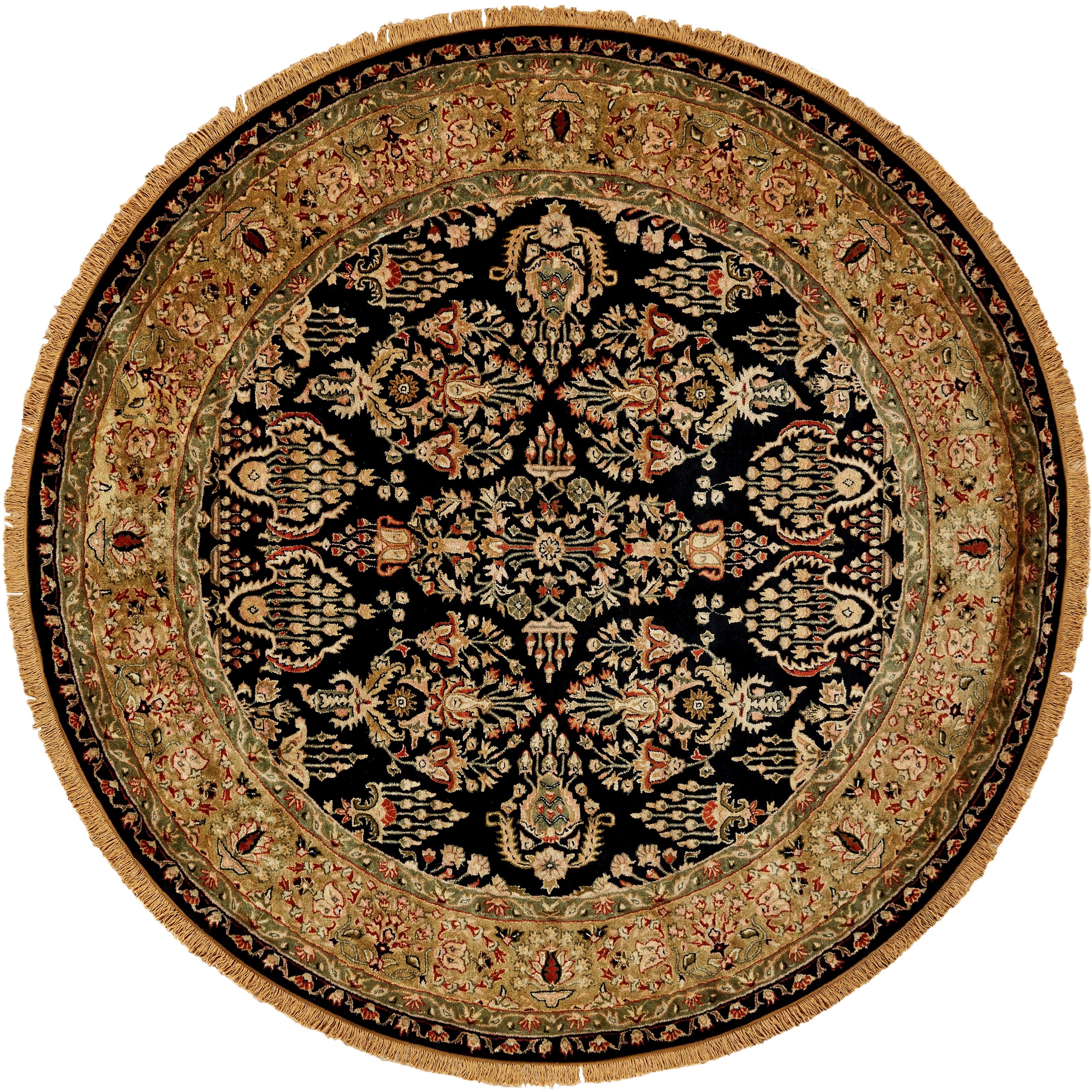 Feizy Rugs Amore Black/Gold 2' x 3' Area Rug | Sprintz