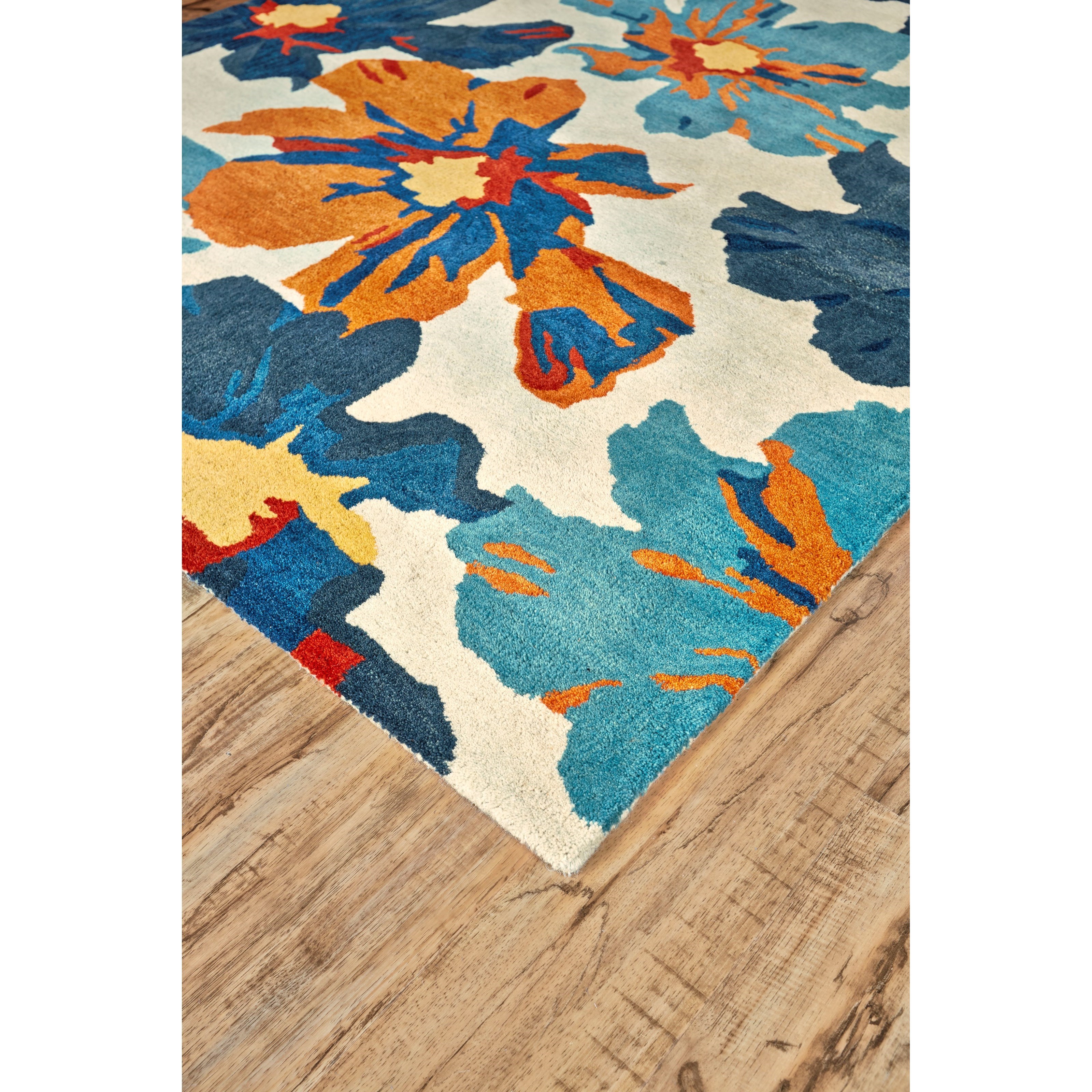 Feizy Rugs Ella 6498456FBOT000C50 Botanical 3'6" x 5'6" Area Rug