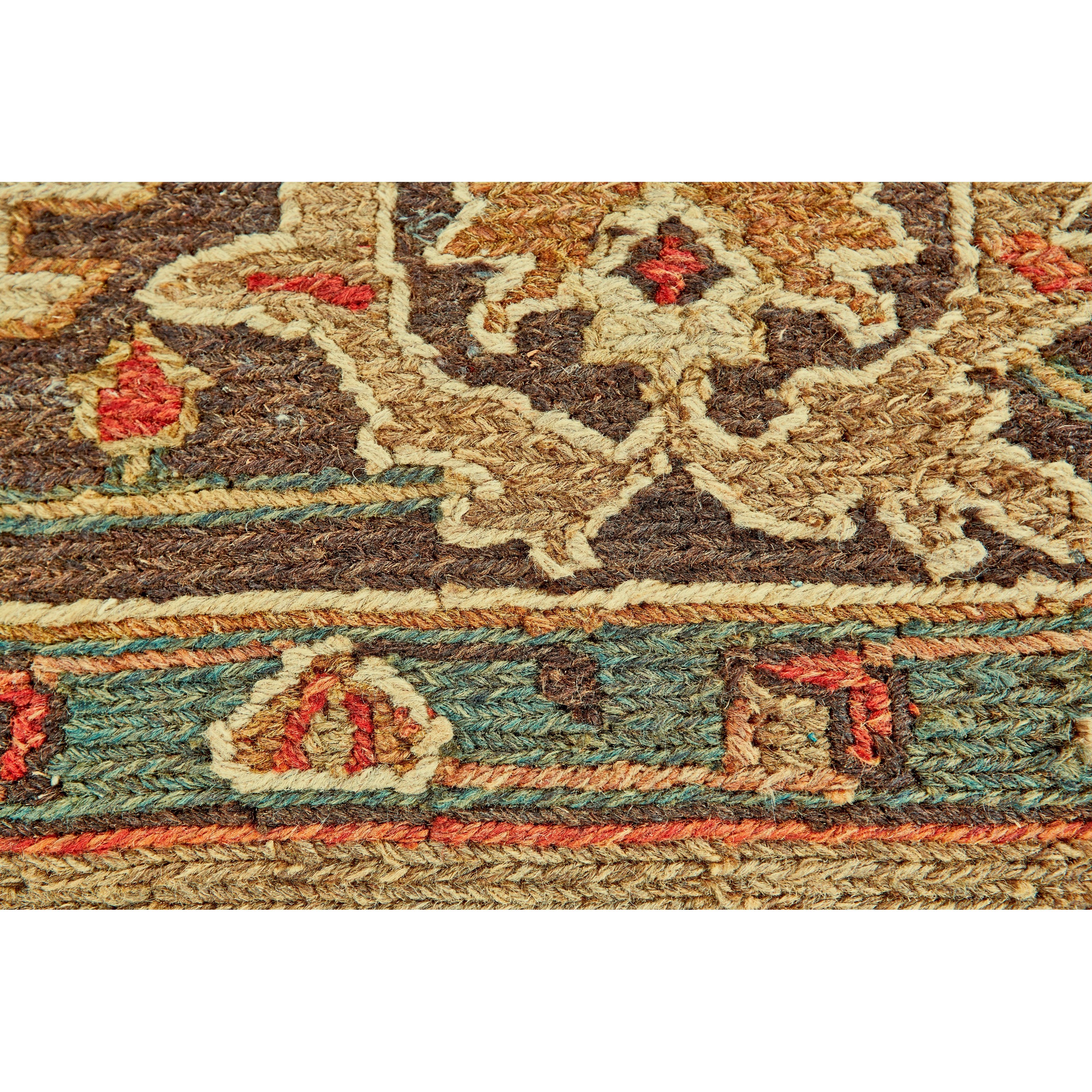Feizy Rugs Goshen 5130640FGLDBRNE50 Gold/Brown 5'6" x 8'6" Area Rug