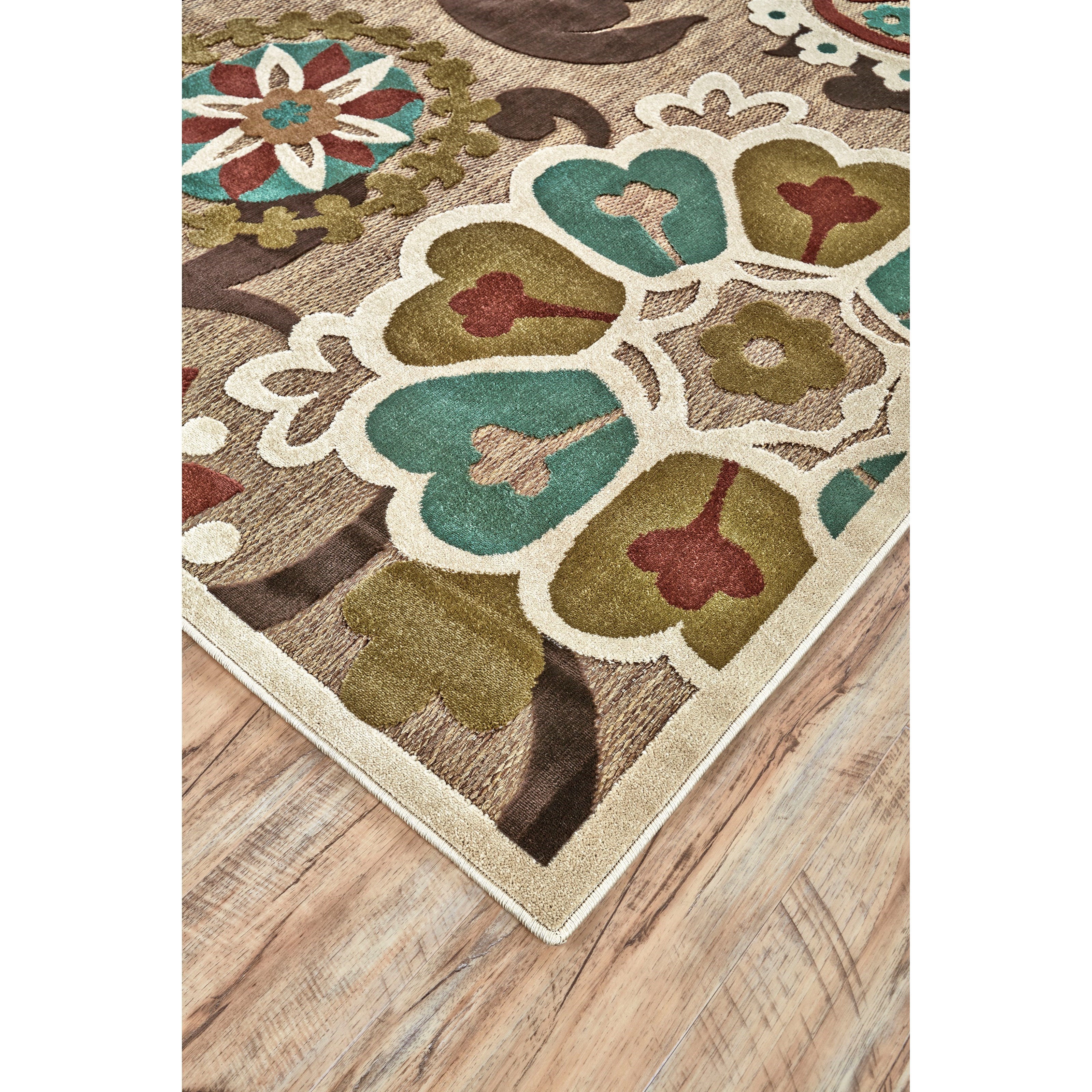 Tan/Brown 7'-6" X 10'-6" Area Rug