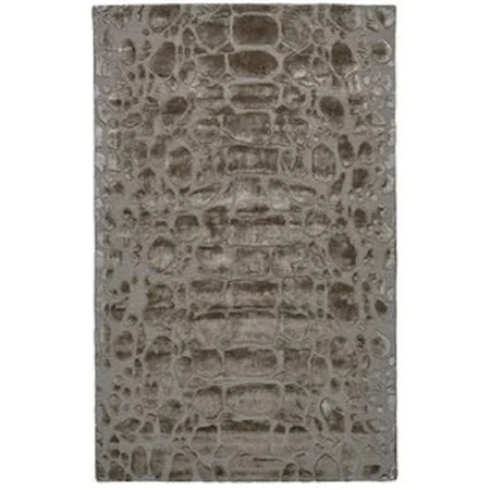 Pewter 3'-6" x 5'-6" Area Rug