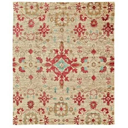 Beige 4' x 6' Area Rug