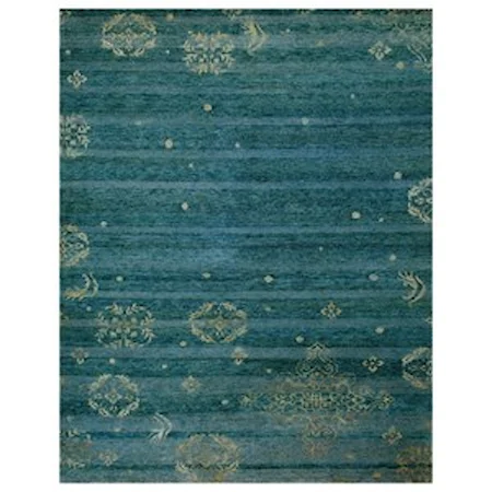 Teal 2' x 3' Area Rug