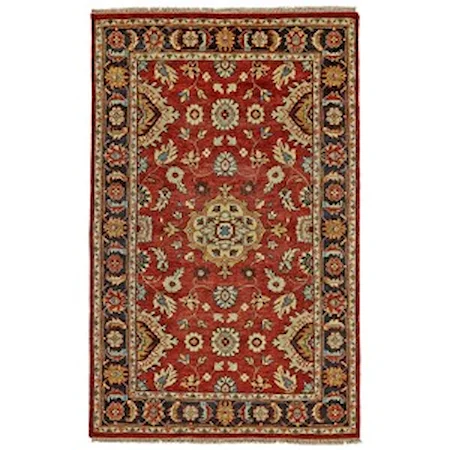 Red/Black 8'-6" x 11'-6" Area Rug