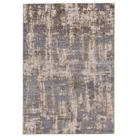 Gold-Sterling 8 x 11 Area Rug