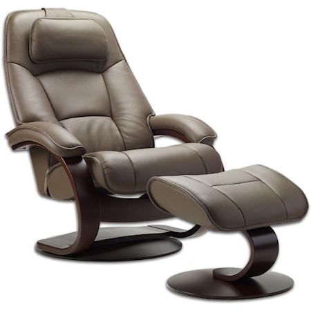 Small Reclining Chair and Ottoman