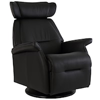 Modern Miami Small Power Swing Recliner with Adjustable Headrest